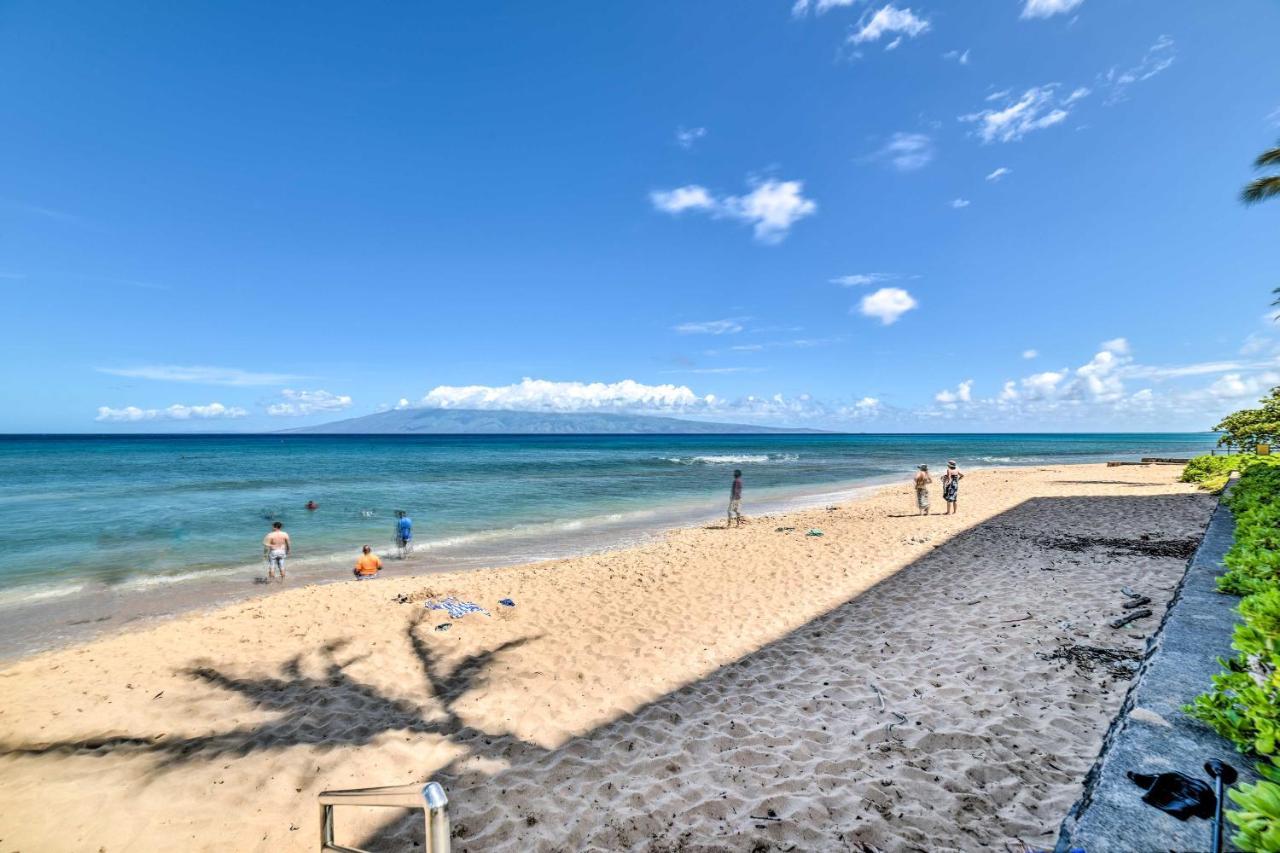 Cute Beachfront Condo With Lanai And Resort Pools Kahana Εξωτερικό φωτογραφία